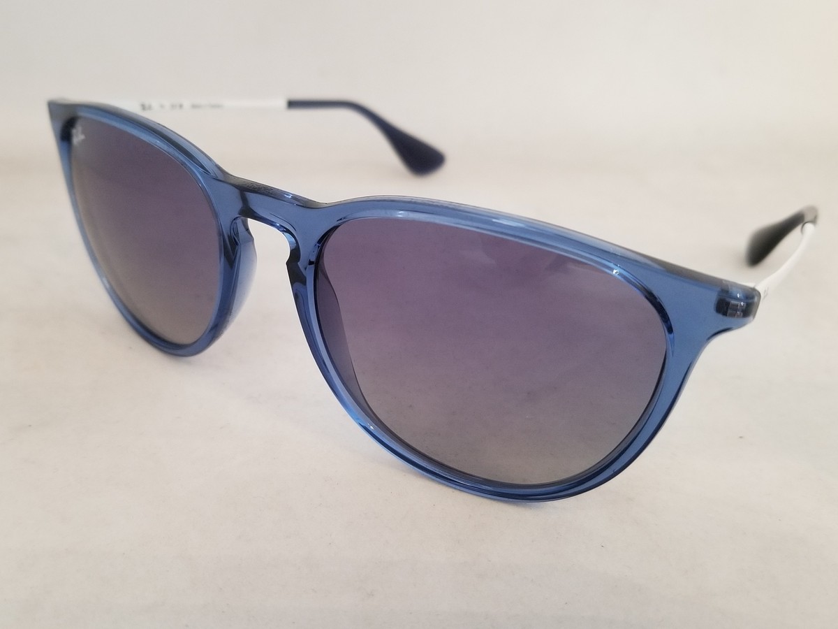 Ray-Ban Sunglasses Erika RB4171 6515/4L Transparent Blue 54-145 Ray-Ban RB4171 Erika Color Mix Sunglasses | LensCrafters main image 4
