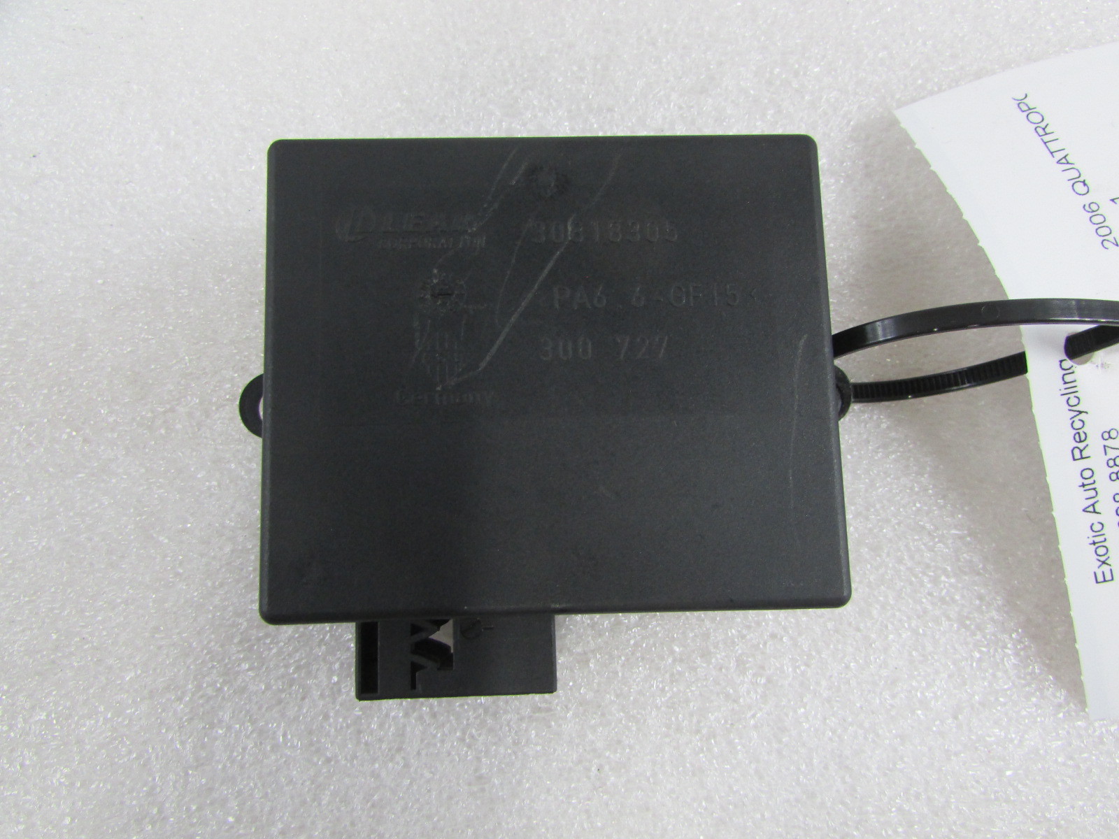 Maserati Quattroporte, RH, Right Seat Relay Control Module, Used, P/N 30818305