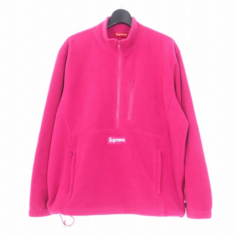 [Japan Used Fashion] Supreme 21Aw Polartec Half Zip Pullover Pink Mens