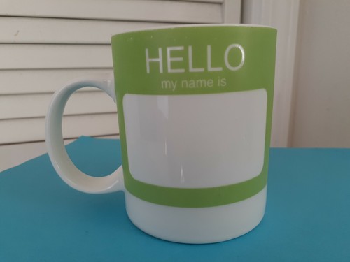 New Bone China Mug,Green,White,Canada 