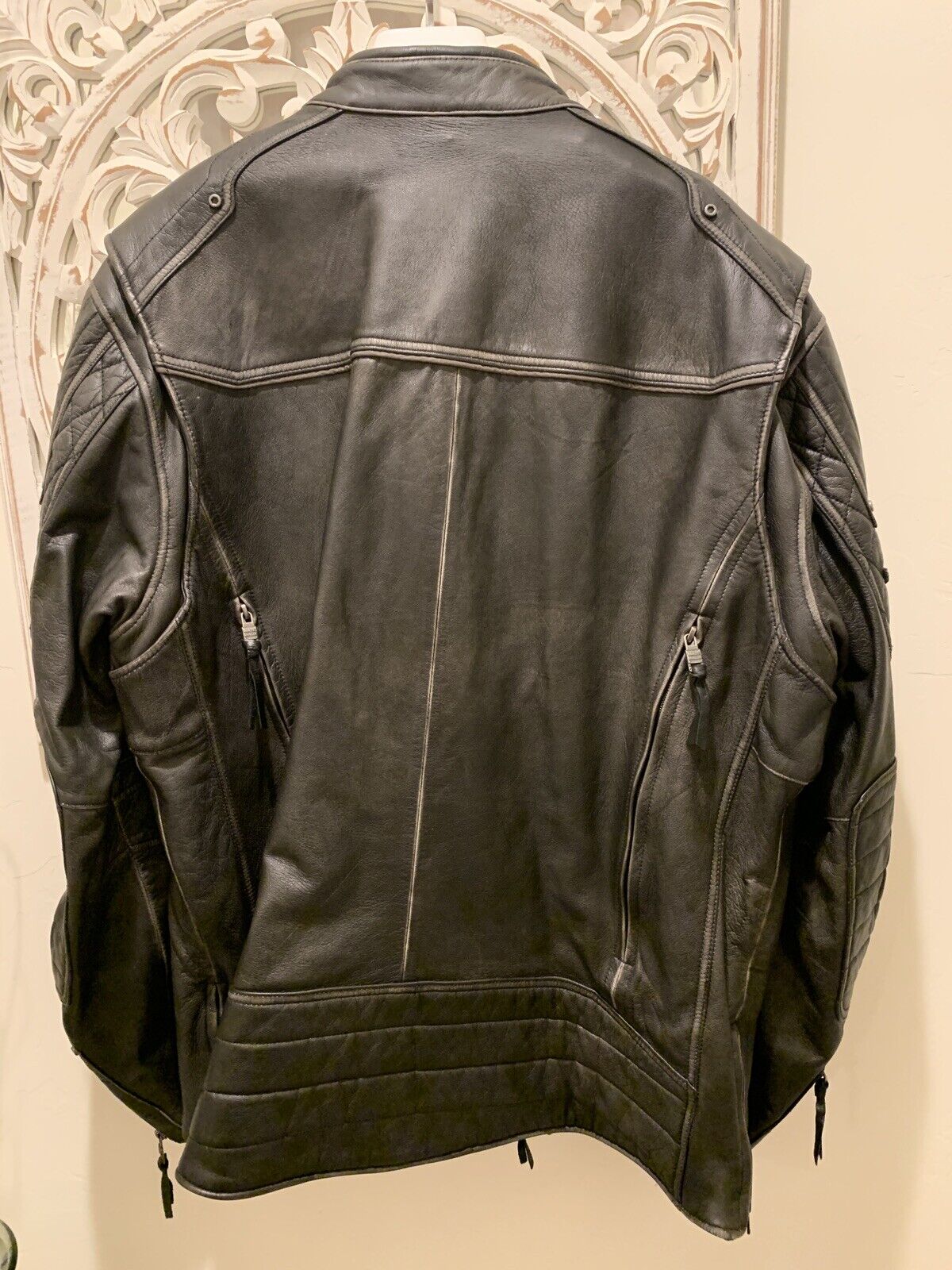 Mens Harley Davidson Tifton Goat Skin 2XL Leather Riding Jacket 