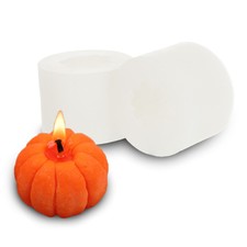 2 Pcs Fruit Gifts Orange Silicone for Soap Candle Mold Earth Tones