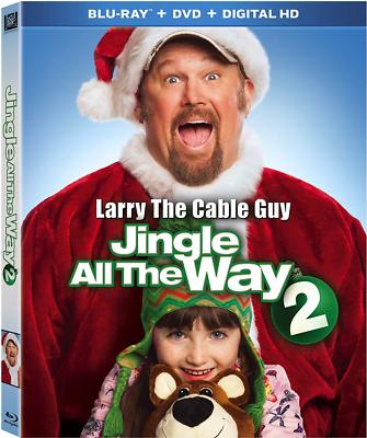 NEW Jingle All The Way 2 Blu Ray+DVD+Digital HD MOVIE Larry Cable Guy PART TWO