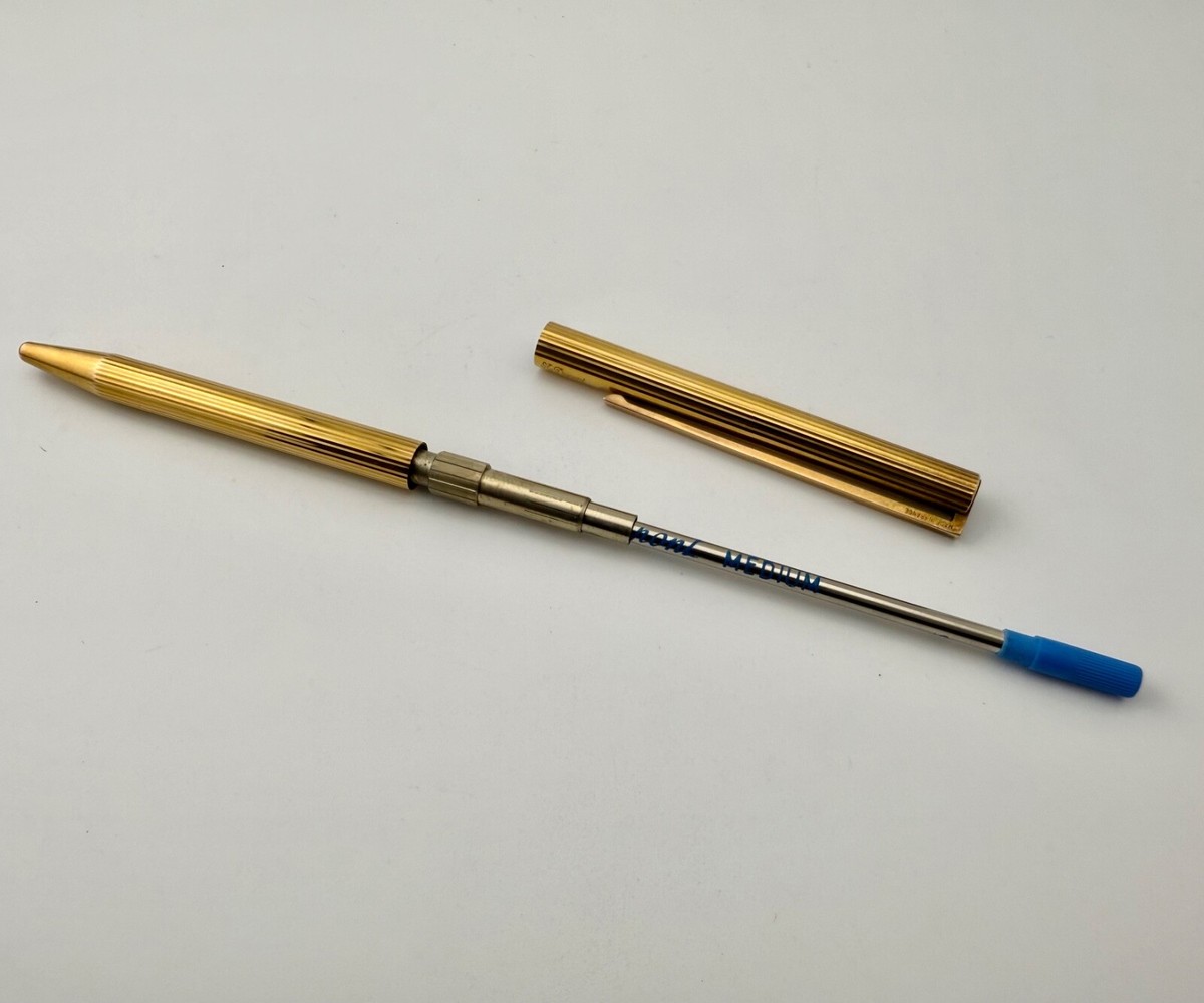 S.T. Dupont Classique Stylo Bille Gold Plated Ballpoint Pen