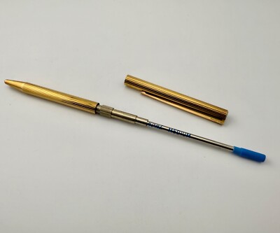 S.T. Dupont Classique Stylo Bille Gold Plated Ballpoint Pen