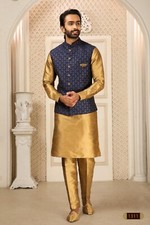 3 Pc Eid Ramadan Wear Mens Designer Traditional Ethnic Wear Bollywood Kurtas