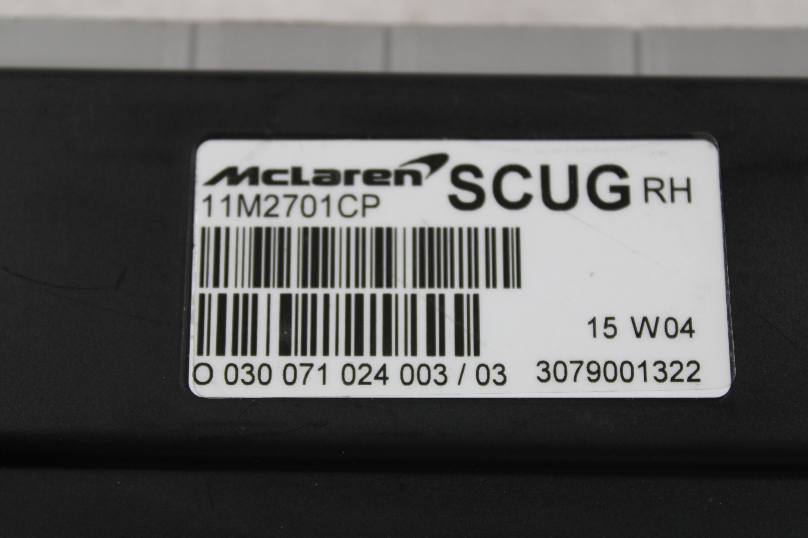 McLaren 720S, SCUG Electronic Control Module, Used, P/N 11M2701CP