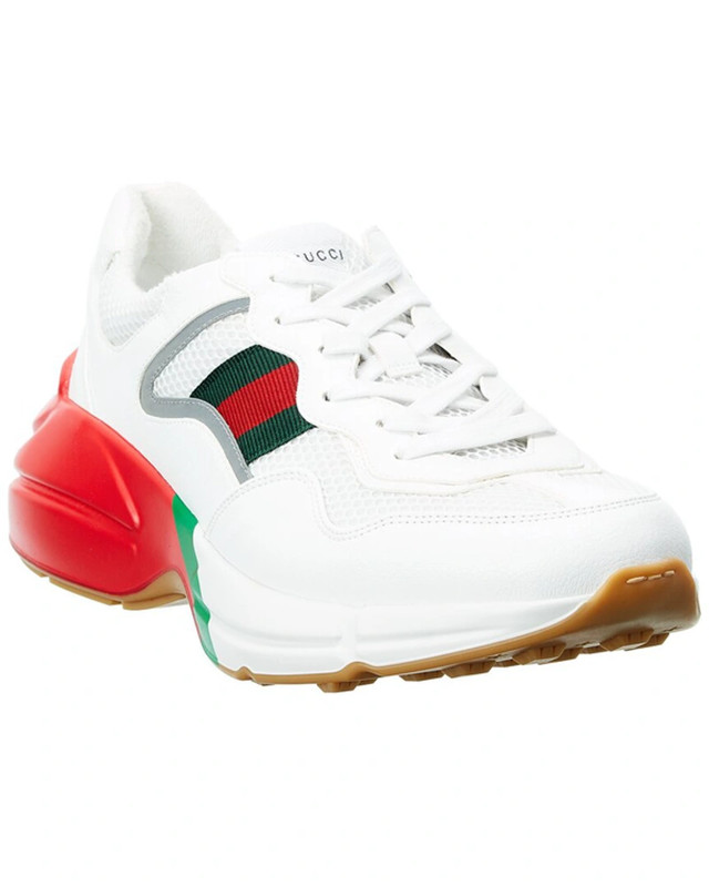 100% AUTHENTIC NEW MEN GUCCI RHYTON SNEAKERS UK 12.5/US 13.5 D