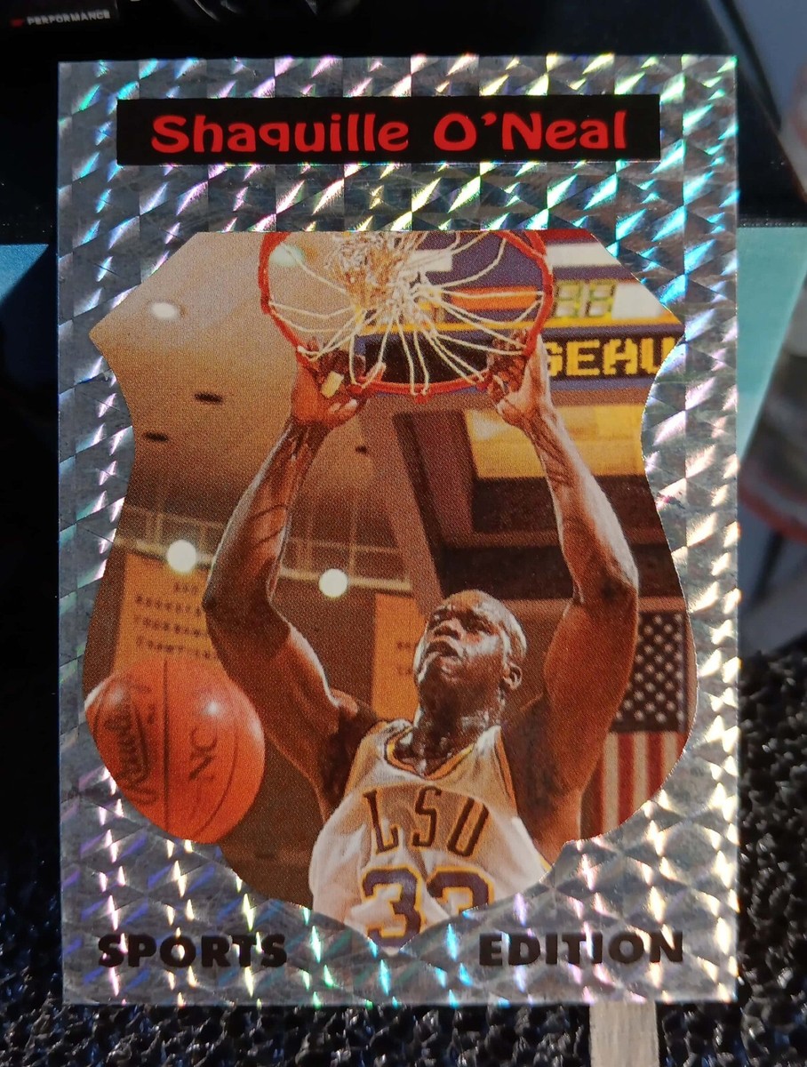Sports Edition Promo Card Shaquille Oneal LSU | eBay