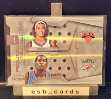 2009-10 Panini Contenders Round 1 Numbers Kevin Durant & Jordan Hill /50 #22