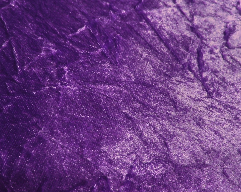 mn117r Purple Crushed Velvet Style 3D Round Seat Cushion Cover Custom