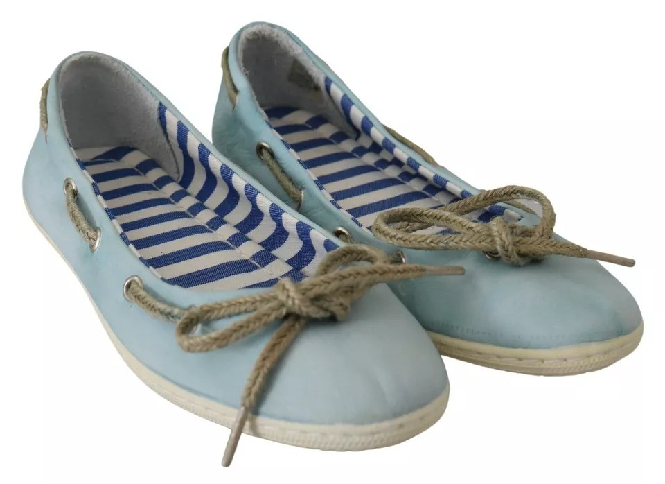 PANTOFOLA D’ORO Pantofola D'Oro Minnesota Blu Striscia Piatta Slip On Scarpe Da Donna Autentiche