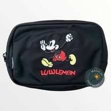NWT Disney X Lululemon Everywhere Belt Bag 1L Mickey In Motion Graphic Black