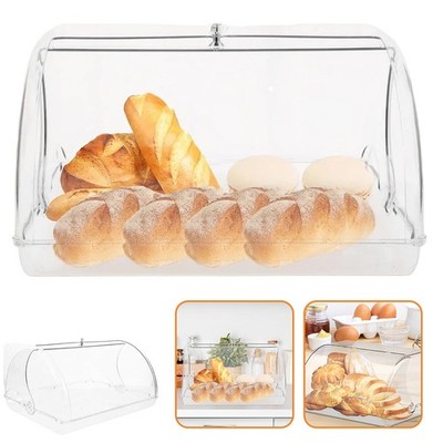 Brotbox Brotkasten mit Deckel - Acryl Bread Keeper Brotbehälter Aufbewahrungsbox