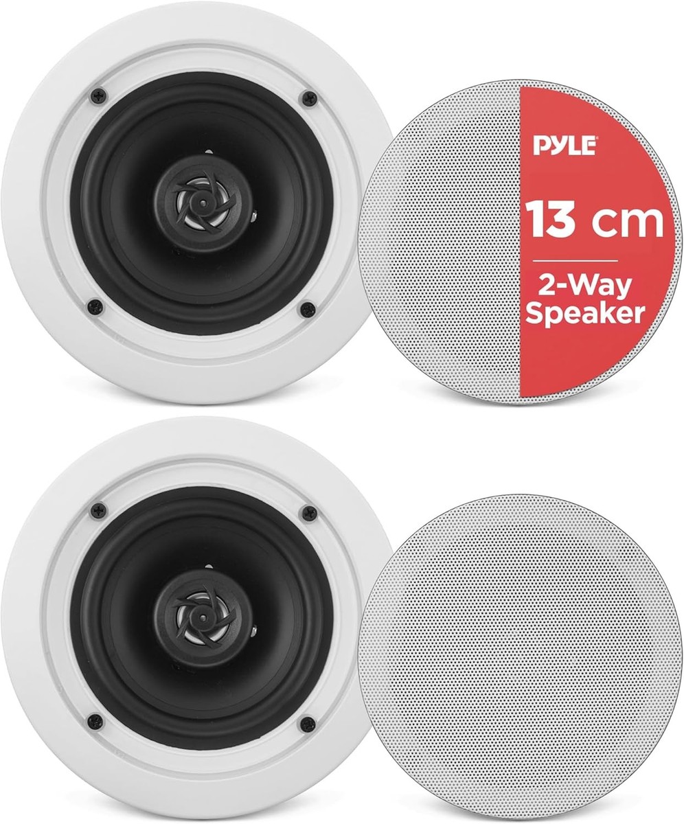 Pyle Ceiling Speakers, Wall Mounted Wireless Ceiling Speakers
