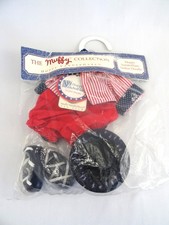 THE MUFFY BEAR COLLECTION HOPPY VANDERHARE BUNNY OUTFIT CLOTHING YANKEE DOODLE
