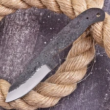 8'' 1095 High Carbon Steel Knife Blank Blade DIY Bushcraft Hunting Knife Making