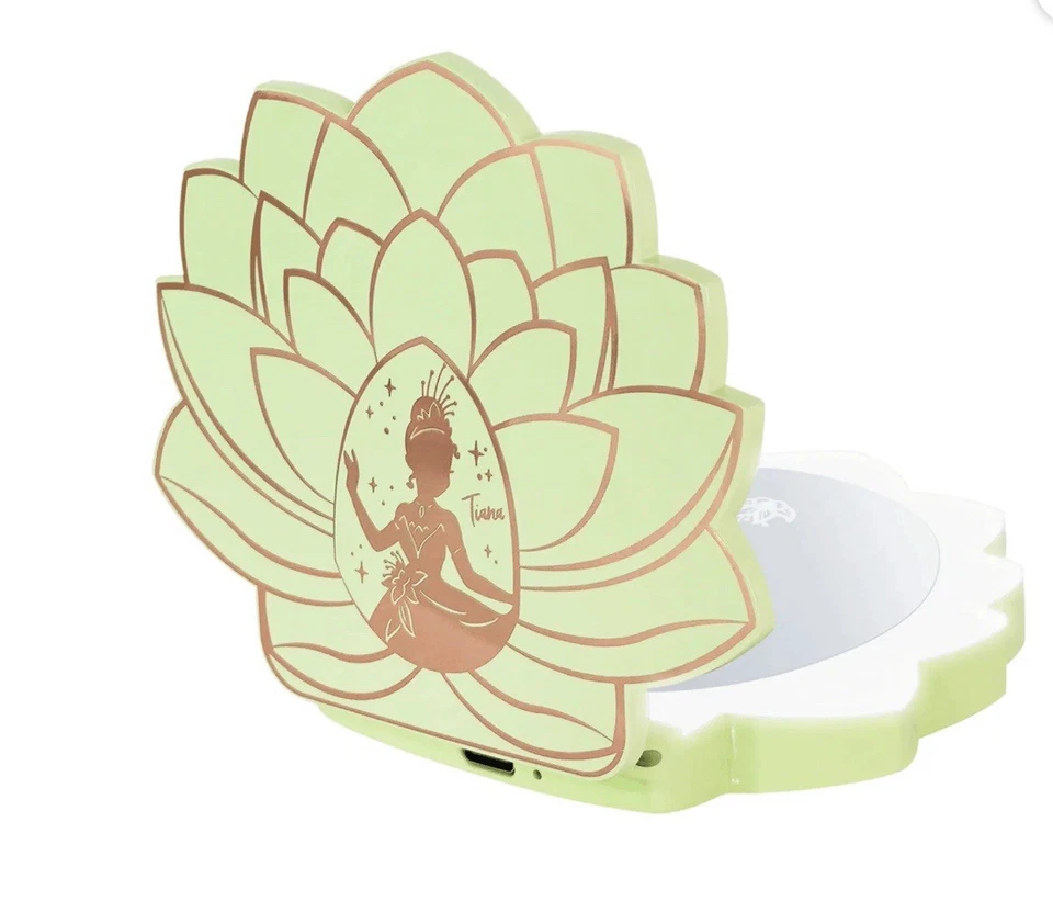 Disney Princess Tiana Lotus LED Compact Mirror~BELIEVE IN YOURSELF~Impression Co - Image 3 of 4