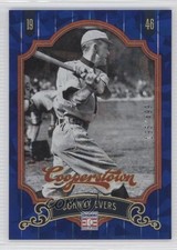 2012 Panini Cooperstown Blue Crystal Collection 195/499 Johnny Evers #34 HOF 0l2