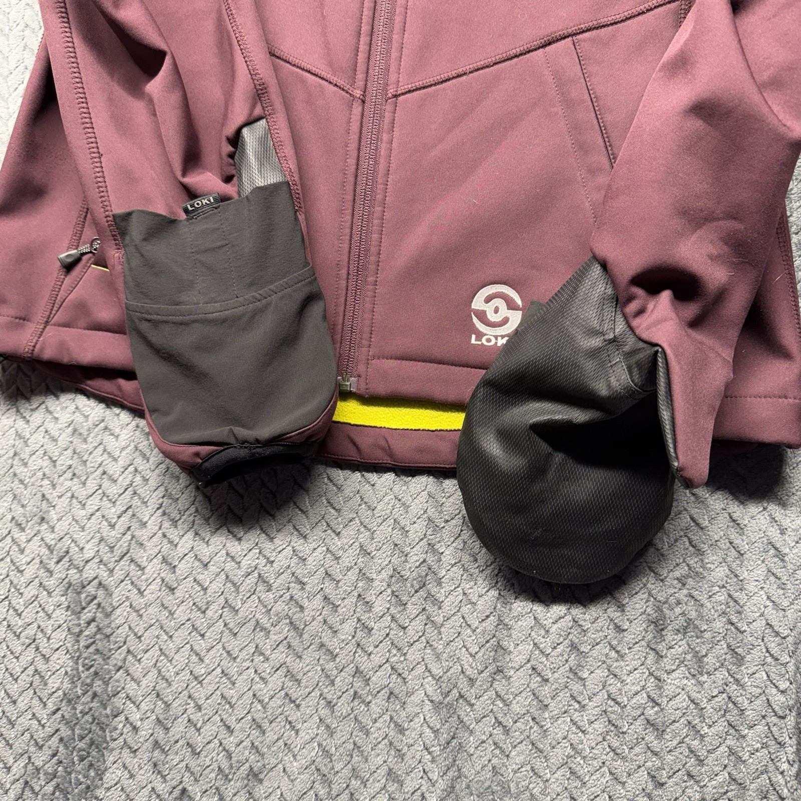 Loki Women’s Softshell Jacket Medium Burgundy Fle… - image 6