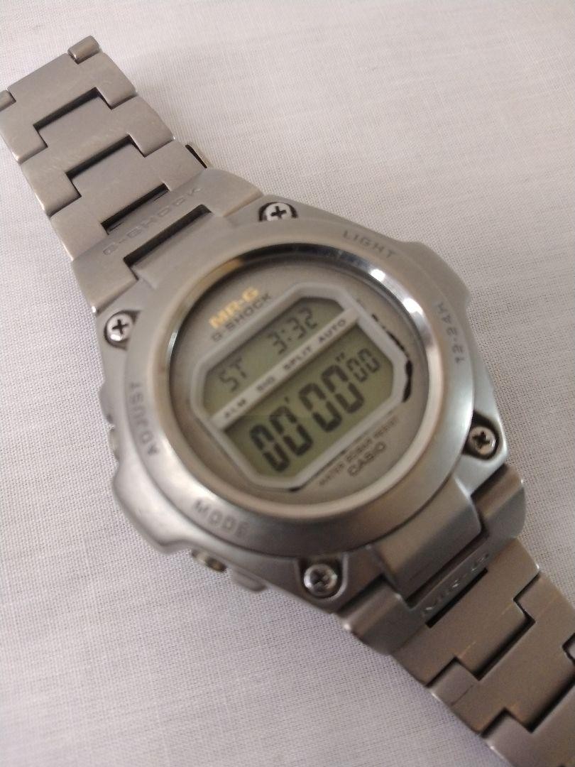 ① CASIO MRG-100 MR-G G-SHOCK クォーツ ステンレス 日本の伝統美をまとった独自の美学の結晶。G-SHOCK最上位