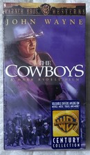 The Cowboys VHS John Wayne Mark Rydell Warner Bros Westerns Collection Brand New