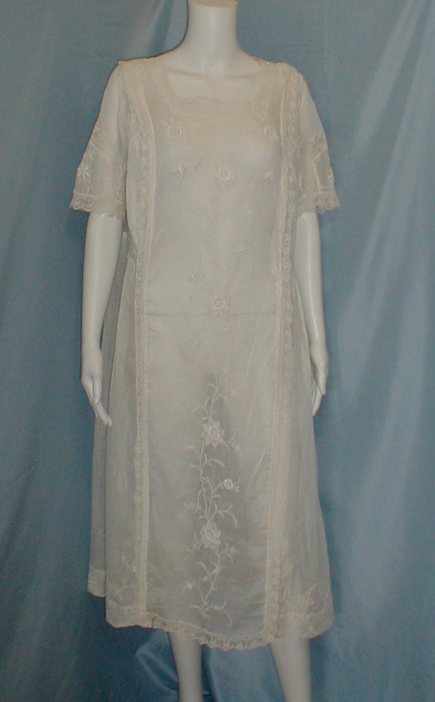 white lace flapper dress Unique Vintage 1920s Ivory Lace & Bow Flapper Dress - $49.00