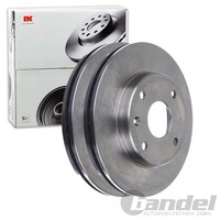 2X NK Bremsscheiben 256Mm BelÜFtet Vorne Passend FÜR Chevrolet Lacetti Nubira