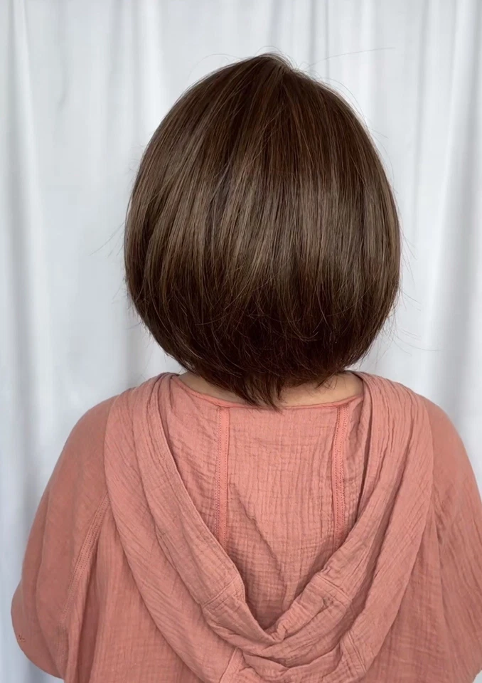 Peluca sintética Belle Tress Bellissima en marrón oscuro (jengibre) nueva con etiquetas Foto 2 de 4