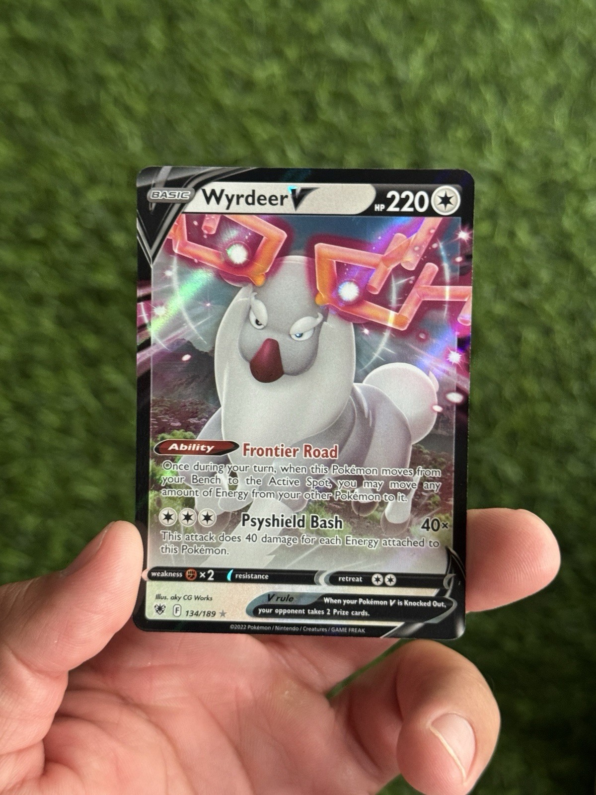Wyrdeer V 134/189 Ultra Rare Holo - 2022 Pokemon Astral Radiance NM