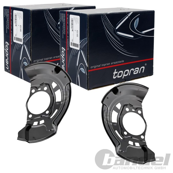 2X Topran Spritzbleche Bremsscheiben Passend FüR Toyota Auris Avensis Verso-image