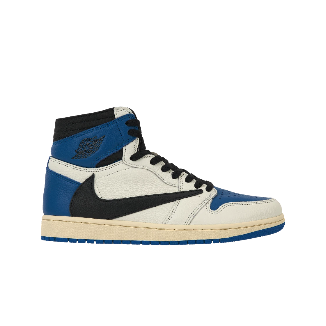Jordan 1 Retro x Fragment Design x Travis Scott High Blue for Sale