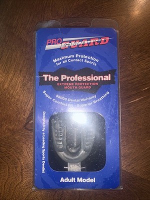 Vtg Pro Guard Mouth Guard Professional Maximum Protection For All Contact Sports
