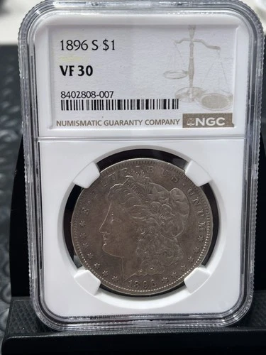 1896-S Morgan Dollar — photo from another recent sale