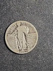 1927 U.S. Standing Liberty SILVER Quarter - Solid GOOD   stk#q17