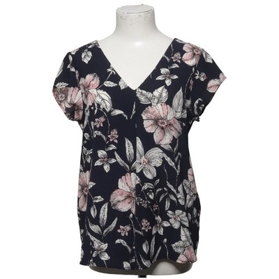 ONLY, Top, Größe: 36, Schwarz/Pink/Weiß, Elasthan/Polyester, Blumen, Damen #Tjm