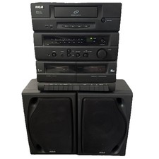 RARE Vintage RCA RP 9115 A Stereo System AM/FM Radio Dual Cassette CD: Read