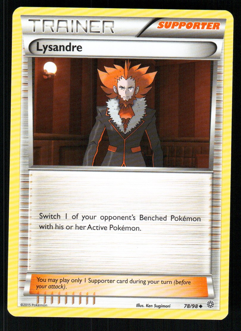 Lysandre 78/98 XY - Ancient Origins Uncommon NM