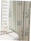 Linen Blend Pinch Pleated Curtains for 30"W x 96"L (Pack of 2) Antique White