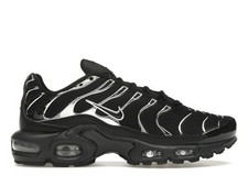 Nike Air Max Plus Black Chrome Silver W - HJ9743-001 New Size