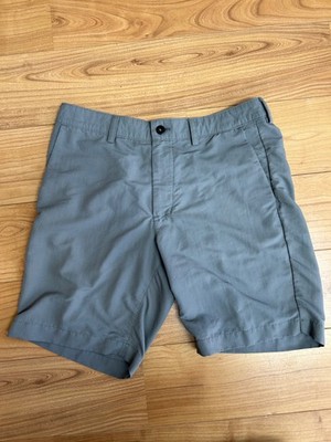 Light Gray North Face Lightweight Hiking Shorts Mens 34 Nylon Poly mix 9  inseam