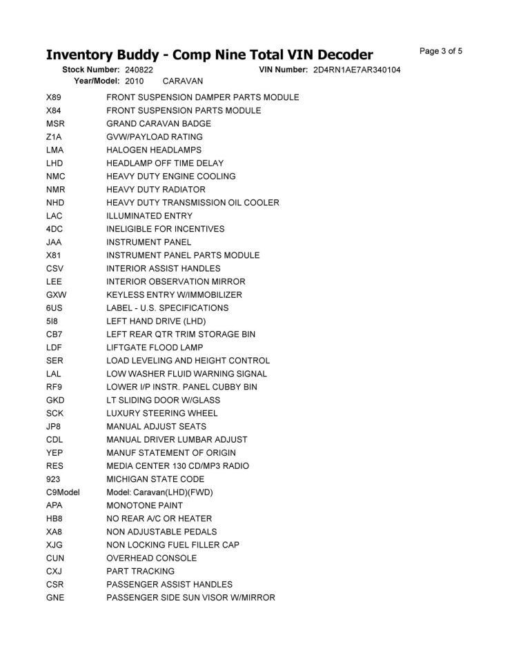 Fuel Tank Fits 08-19 CARAVAN 3617976 thumbnail 5