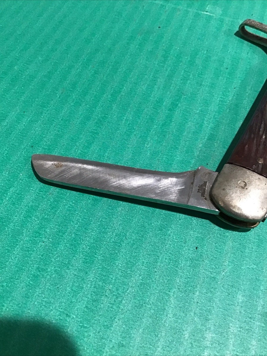 Vintage Schrade Walden NY USA 735L Marlin Spike Folding Pocket