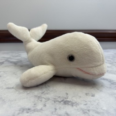 Wild Republic 10'' Baby Beluga Plush Stuffed Animal White Whale Soft Ocean Toy