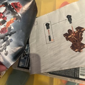 Lego Bionicle Pohatu Nuva 8568 Instruction Manual Only