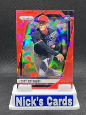 2025 Panini Prizm - Red Ice Prizms #167 Zebby Matthews Minnesota Twins