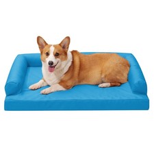 Indestructible Pet Couch Sofa - Orthopedic Memory Foam Dog Bed, Waterproof Wa...