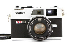  Exc 3 Canon Canonet QL19 G-  Rangefinder Camera 45mm F1.9 Lens Silver Japan
