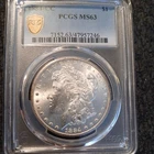 1883-CC- PCGS Carson City Morga Silver Dollar  MS 63- Ms 66 Morgan- gold shield