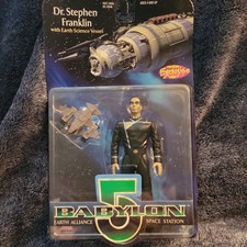Babylon 5 Previews Exclusive Dr. Stephen Frankiln Figure,  Warner Bros 1997